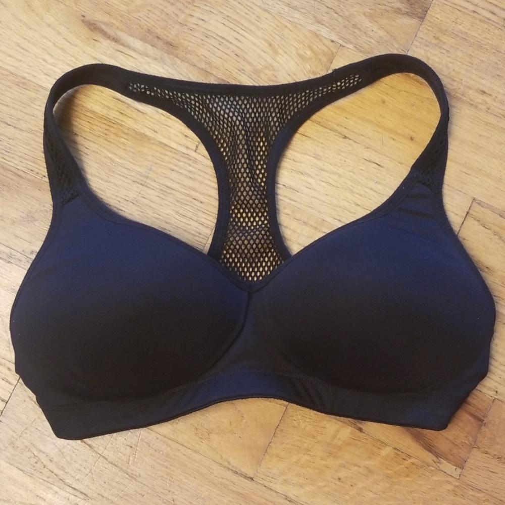Victoria's Secret PINK sz Small Push Up Black Bra